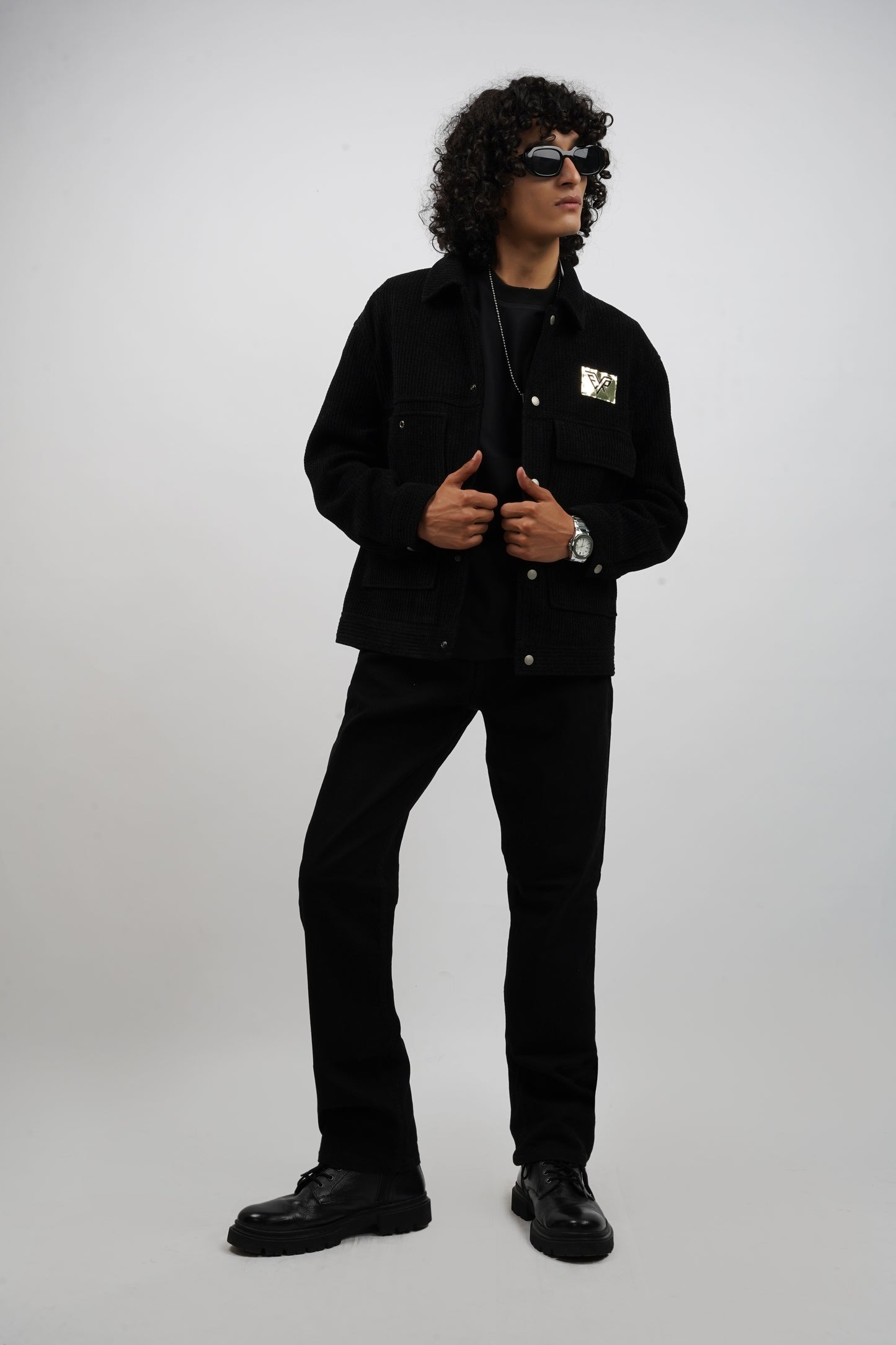 Corduroy Jacket Black