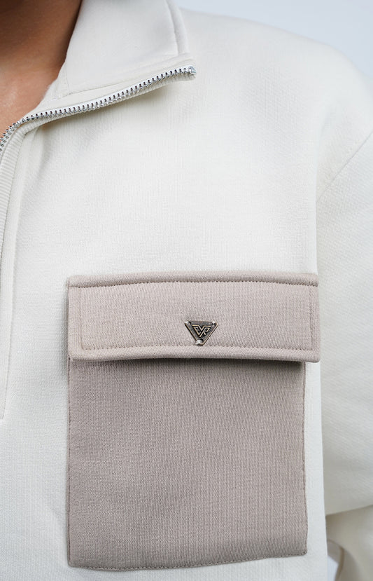 Sporty Sweatshirt White