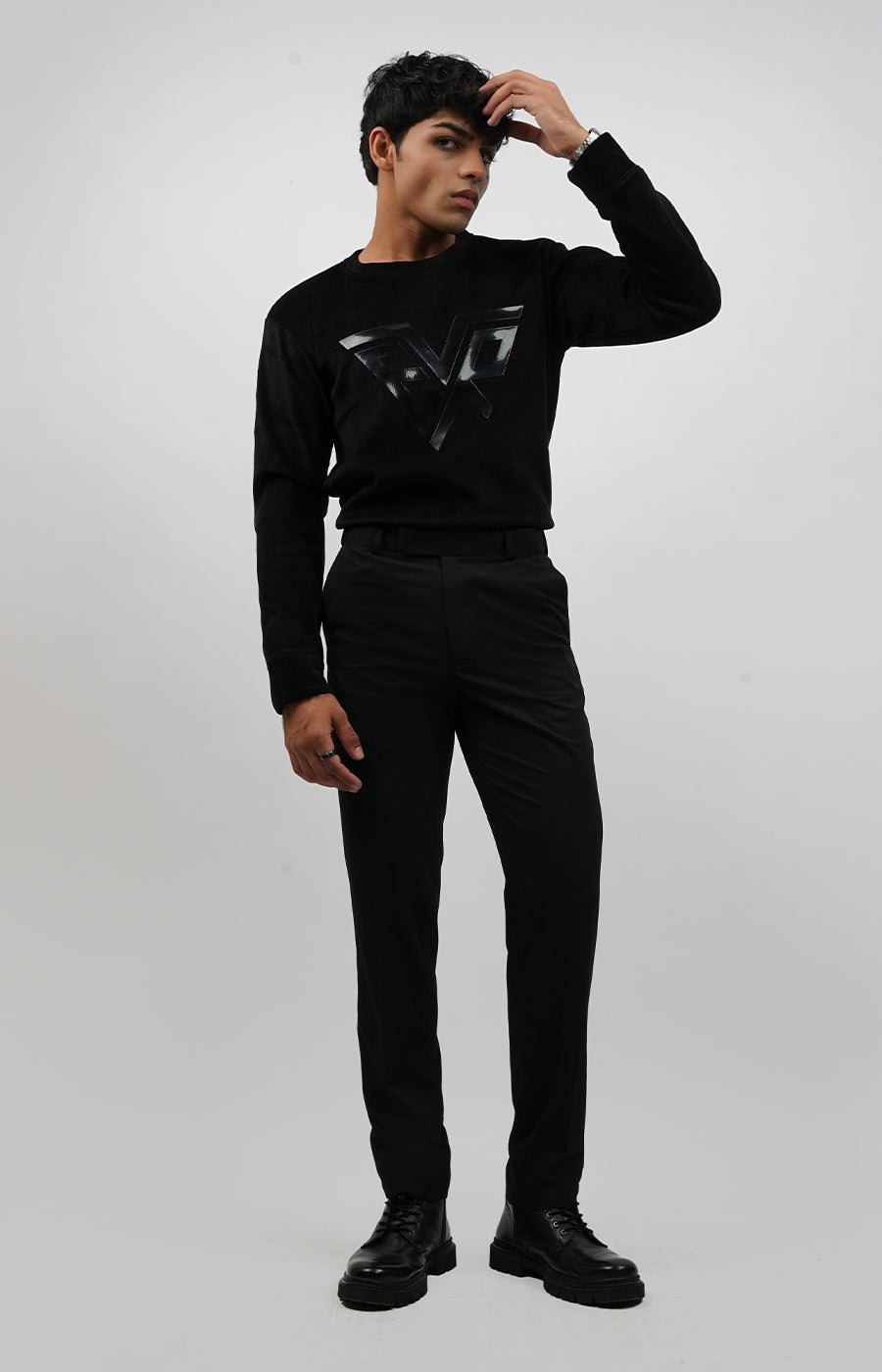Black Tailored Formal Trousers