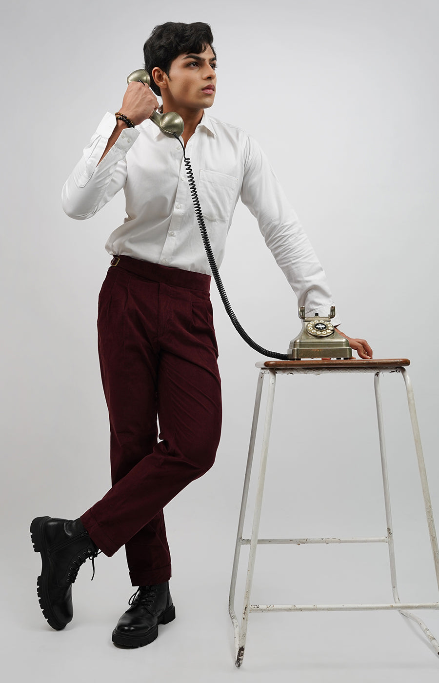 Gurkha Pants Burgundy