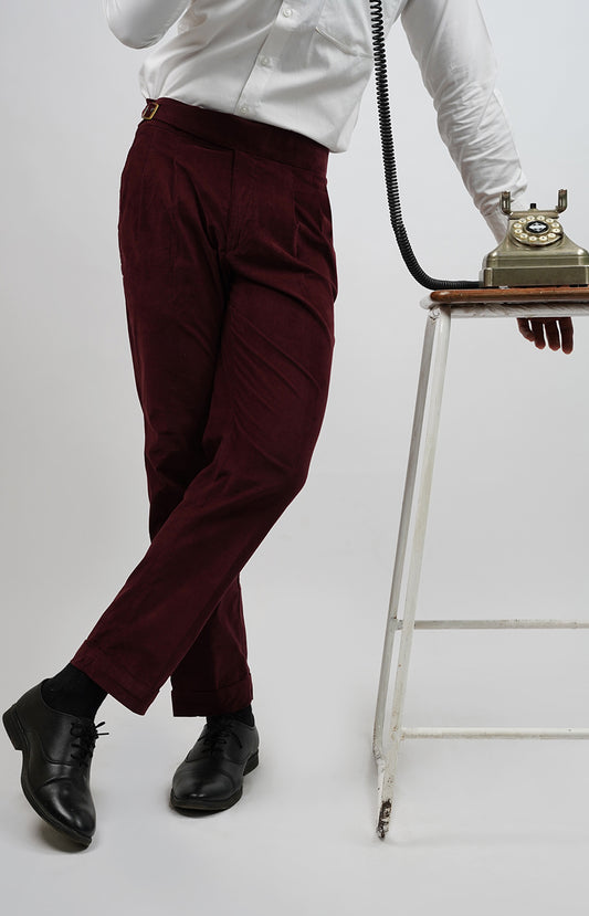 Gurkha Pants Burgundy