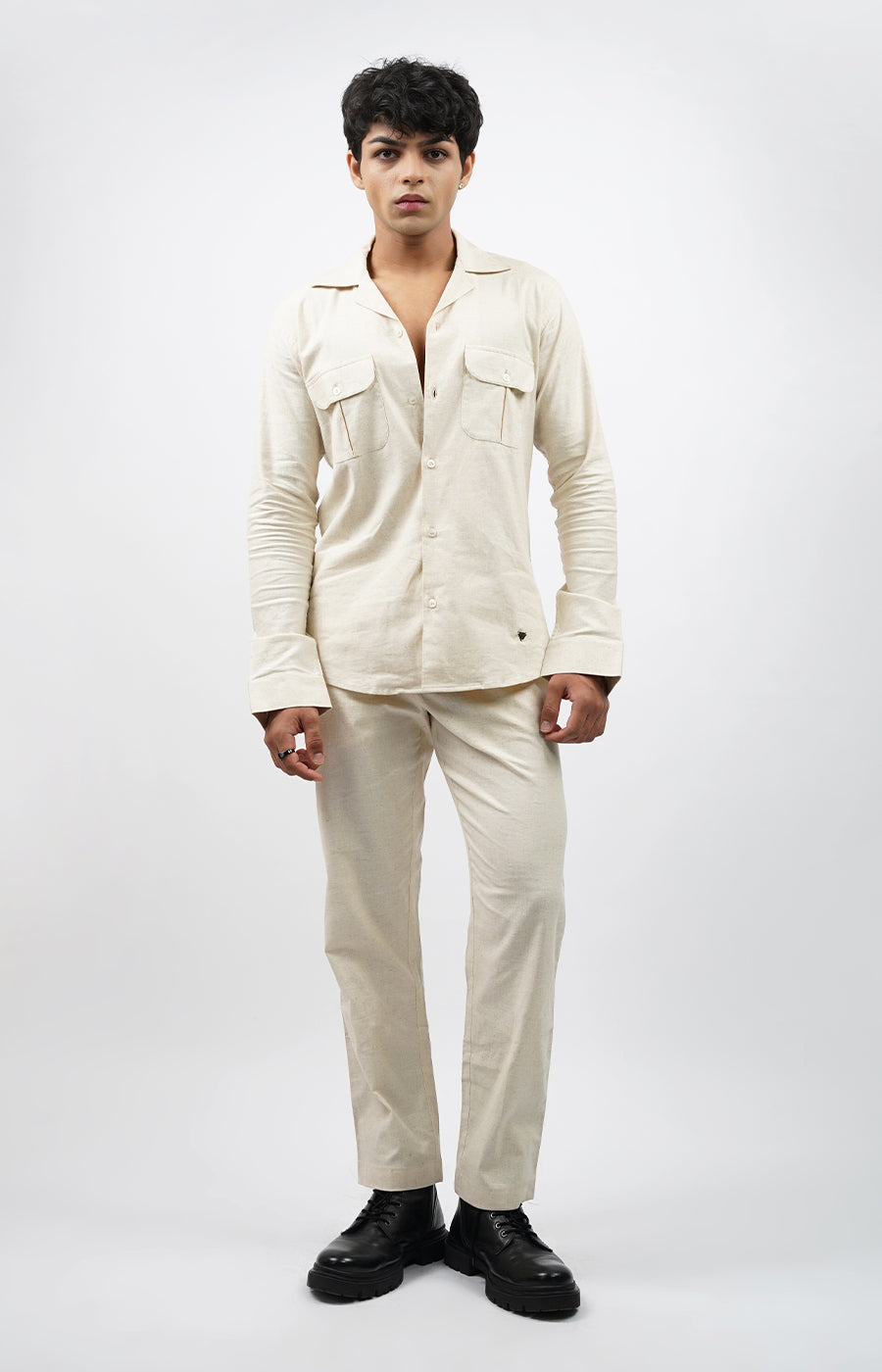 Ivory Linen Shirt