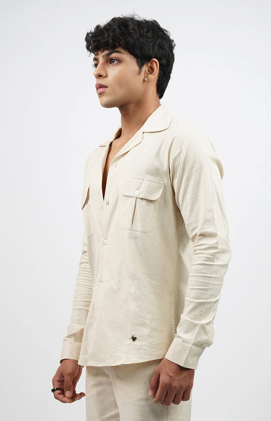 Ivory Linen Shirt