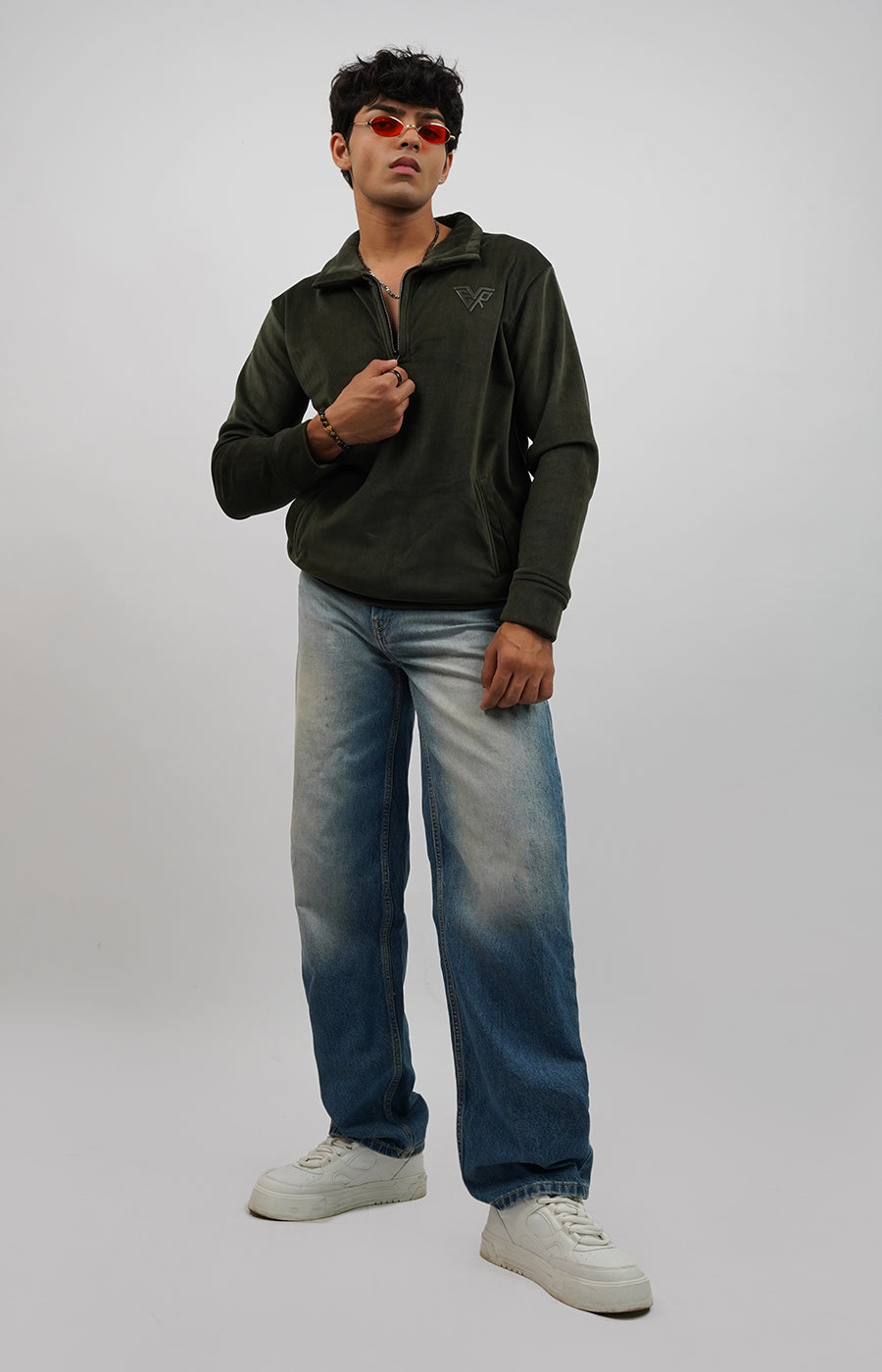 Brouhaha Pullover Olive Green