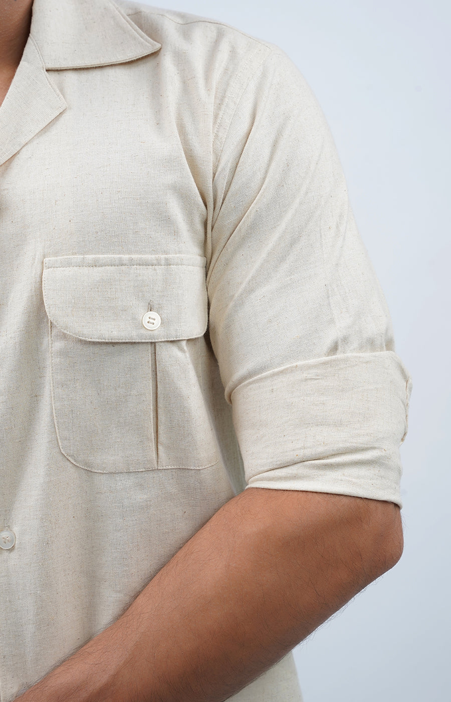 Ivory Linen Shirt