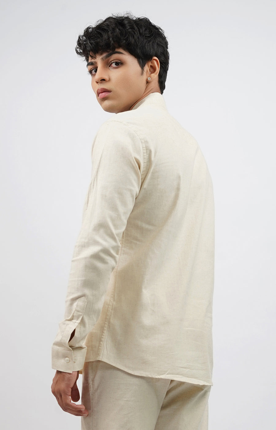 Ivory Linen Shirt