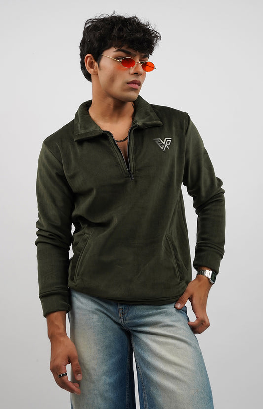 Brouhaha Pullover Olive Green