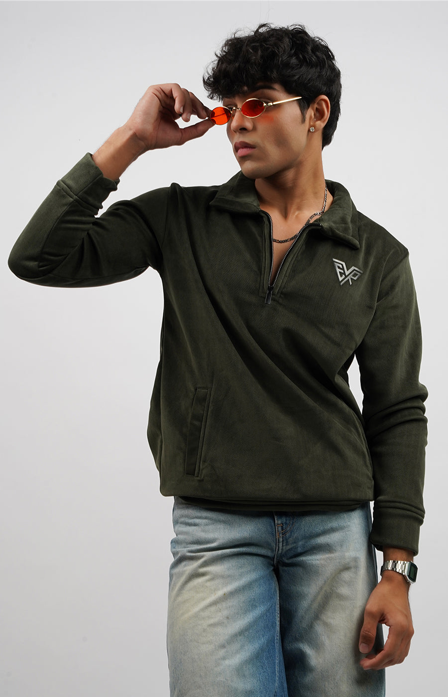 Brouhaha Pullover Olive Green