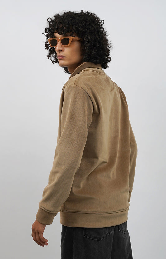 Brouhaha Pullover Taupe Brown