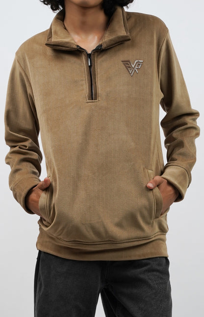 Brouhaha Pullover Taupe Brown