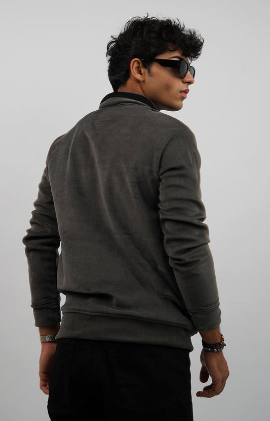 Brouhaha Pullover Charcoal Grey