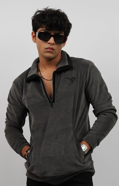 Brouhaha Pullover Charcoal Grey